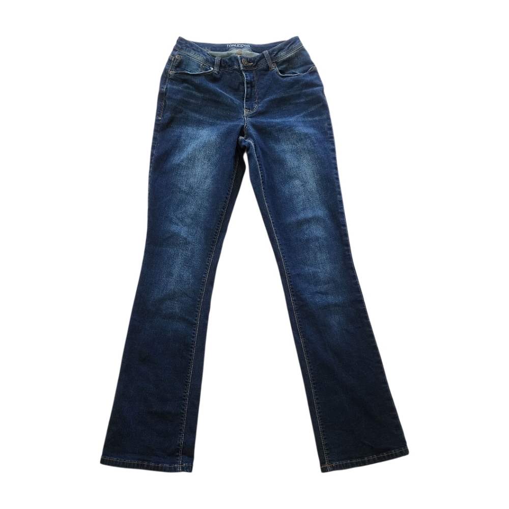“Maurices Curvy Bootcut Jeans Dark Wash Size 1/2 (26) Stretch Dark Academia